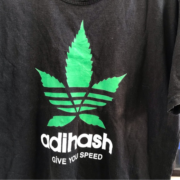 Vintage adihash tshirt (M-L) - Picture 4 of 5